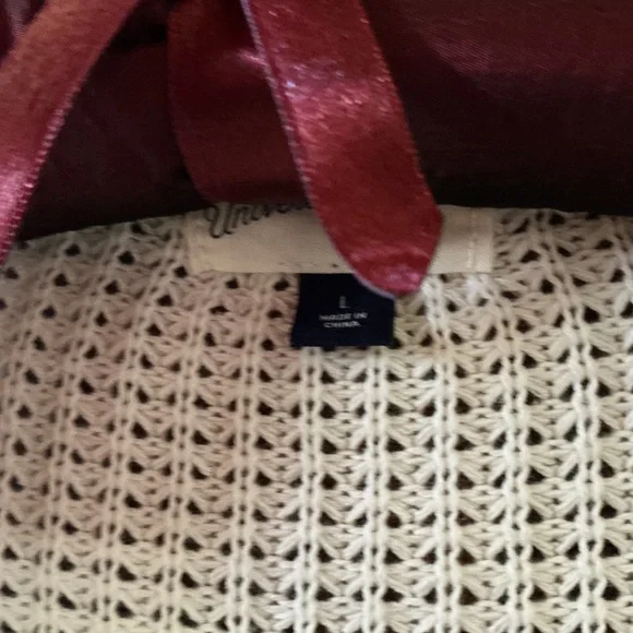 NWOT Universal Thread Waffle Knit Boyfriend Fit Sweater - Picture 5 of 5